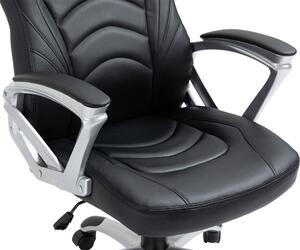 Foxton műbőr irodai szék, dönthető háttámlával