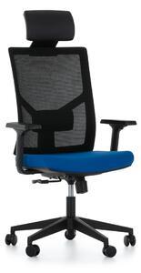 Tauro irodai szék, fekete/kék