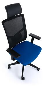 Tauro irodai szék, fekete / kék