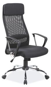 Zoom irodai szék, fekete