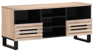 Tömör mangófa TV-szekrény 100 x 34 x 46 cm
