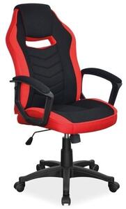 Camaro irodai szék, piros/fekete