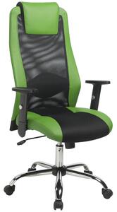 Sander irodai fotel, zöld / fekete