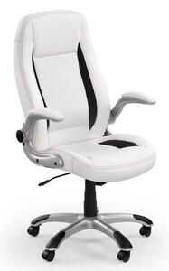 Saturn irodai szék, fehér/fekete