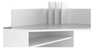 Íróasztal fehér asztallappal 94x94 cm Wall – TemaHome