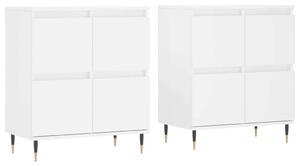 VidaXL Fehér Fa Tálalószekrény - 2 db - 120x35x70cm