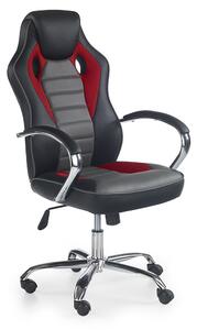 Scroll irodai szék, fekete/piros