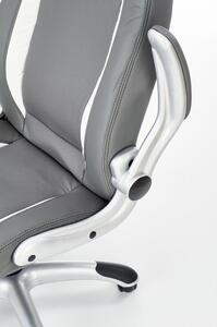 Saturn irodai fotel, szürke / fehér
