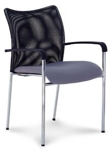 John konferencia szék, szürke / fekete