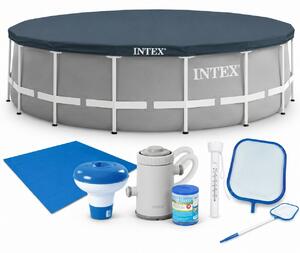 Intex Prism Frame 26702NP fémkeretes medence, 305x76 cm, 4.500 liter, minden tartozékkal