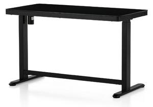 OfficeTech A állítható magasságú asztal, 120 x 60 cm, fekete
