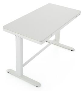 OfficeTech 2 állítható magasságú asztal, 120 x 60 cm, fehér