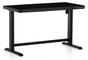 OfficeTech A állítható magasságú asztal, 120 x 60 cm, fekete