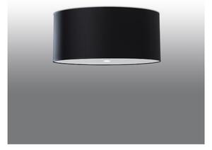 Fekete mennyezeti lámpa textil búrával ø 60 cm Volta – Nice Lamps