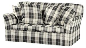 Huzat Ikea Tomelilla 2-üléses nem kinyitható kanapéra termék színe fekete szövet fonott, mintás