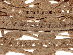 Bézs jutaszőnyeg ⌀ 140 cm KERER