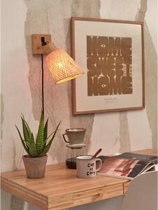 Natúr színű fali lámpa ø 15 cm Java – Good&Mojo