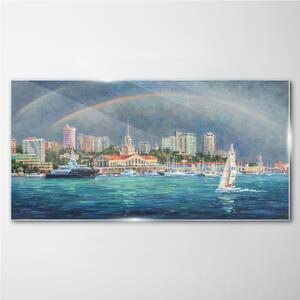 Üvegkép Rainbow Boat Harbor