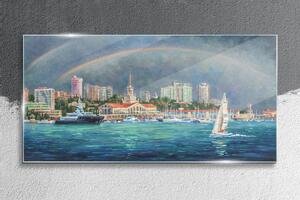Üvegkép Rainbow Boat Harbor