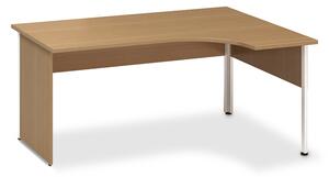 ProOffice A ergonomikus asztal 180 x 120 cm, jobb, bükkfa