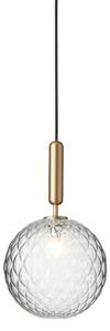 Függőlámpa Nuura Aps, Miira 1 Large, dimmable, Arany / Sárgaréz, Nappali, Üveg, Dizájn