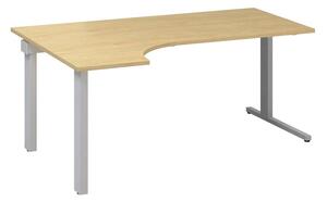 ProOffice C ergonomikus asztal 180 x 120 cm, bal, vadkörte