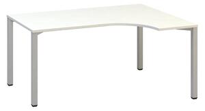 ProOffice B ergonomikus asztal 180 x 120 cm, jobb, fehér