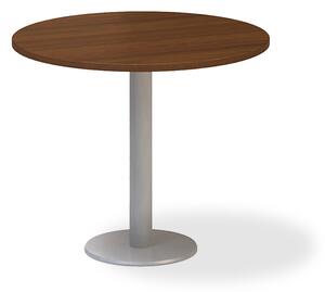 ProOffice tárgyalóasztal, átmérő 90 cm, dió