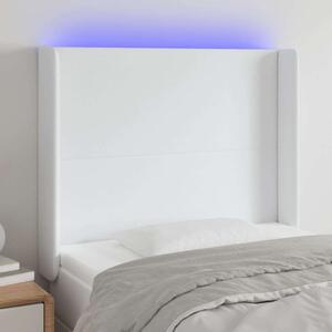 VidaXL LED-es Fejtámla - Fehér Műbőr - 93x128cm