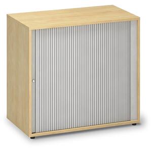 Alacsony lamellákkal ellátott szekrény ProOffice 80 x 45 x 73,5 cm, vadkörte