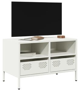 Fehér hidegen hengerelt acél TV-szekrény 68 x 39 x 43,5 cm