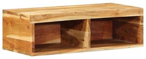 Tömör akácfa falra szerelhető TV-szekrény 60x30x19 cm
