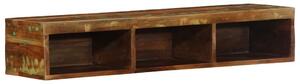 Tömör újrahasznosított falra szerelhető TV-szekrény 100x30x19cm