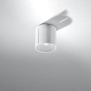 Fehér mennyezeti lámpa fém búrával Vulco – Nice Lamps