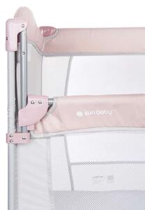 Sun Baby Multifunkciós Utazóágy #rózsaszín-szürke
