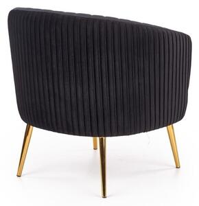 Crown fotel, fekete / arany