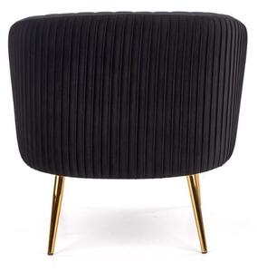 Crown fotel, fekete / arany