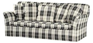 Huzat Ikea Tomelilla 3-üléses nem kinyitható kanapéra termék színe fekete szövet fonott, mintás