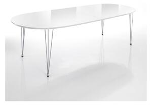 Bővíthető étkezőasztal fehér asztallappal 105x170 cm Elegant – Tomasucci