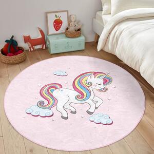 Rózsaszín gyerek szőnyeg ø 120 cm Comfort – Mila Home