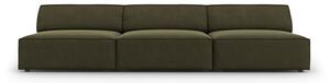 Zöld bársony kanapé 240 cm Jodie – Micadoni Home