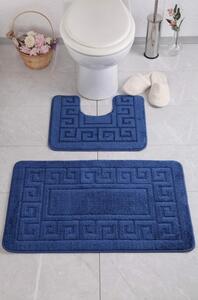 Ethnic Dark Blue fürdőszobaszőnyeg 2 darabos szett