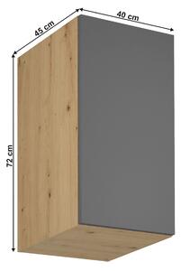 Felső konyhaszekrény G40G Langari (artisan tölgy + matt szürke) (B). 1016902