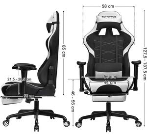 Fekete, Fehér gamer szék