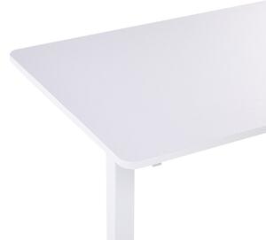 Fehér színű elektromosan állítható asztal 120 x 60 cm GRIFTON