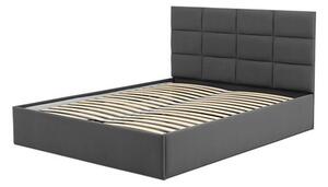TORES kárpitozott ágy matrac nélkül (160x200 cm) Kakaó