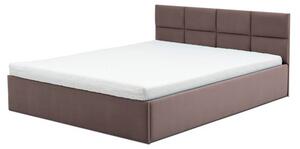 MONOS kárpitozott ágy matraccal (160x200 cm) Türkiz