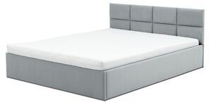 MONOS kárpitozott ágy matraccal (160x200 cm) Türkiz