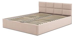 MONOS kárpitozott ágy matrac nélkül mérete 180x200 cm Bézs
