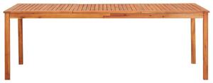 VidaXL tömör akácfa kerti asztal 215 x 90 x 74 cm